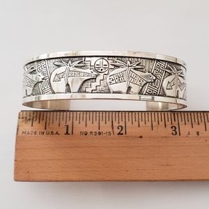 Navajo Bear Sterling Silver Carolyn Pollack Bracel